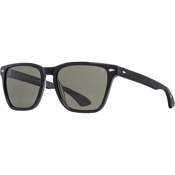 Amazon.com: AO Hudson Sunglasses - Black - Calobar Green AOLite